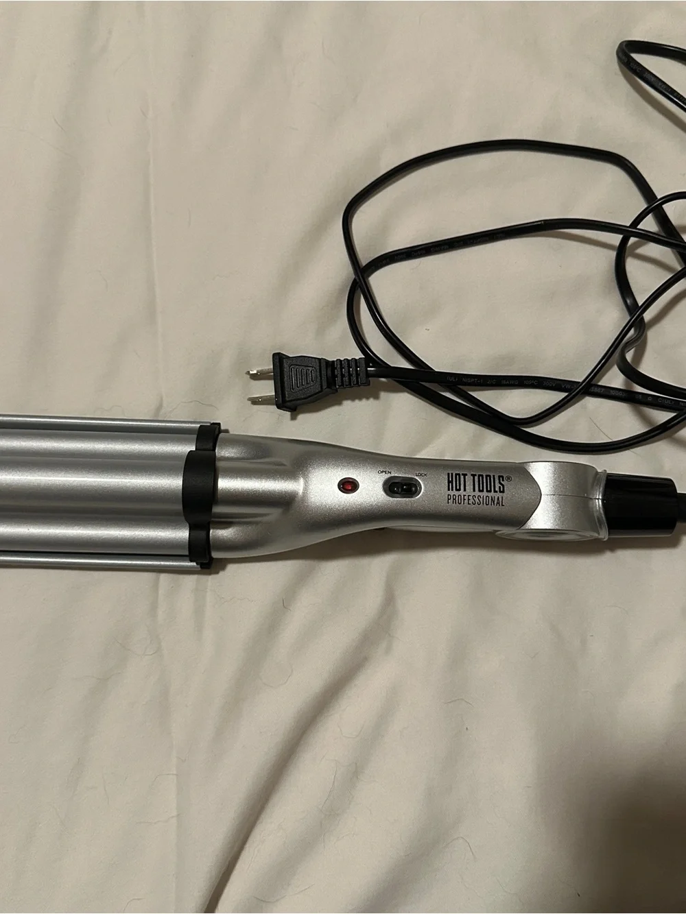 Hot Tools Professional Silver Triple Barrel Hair Waver
